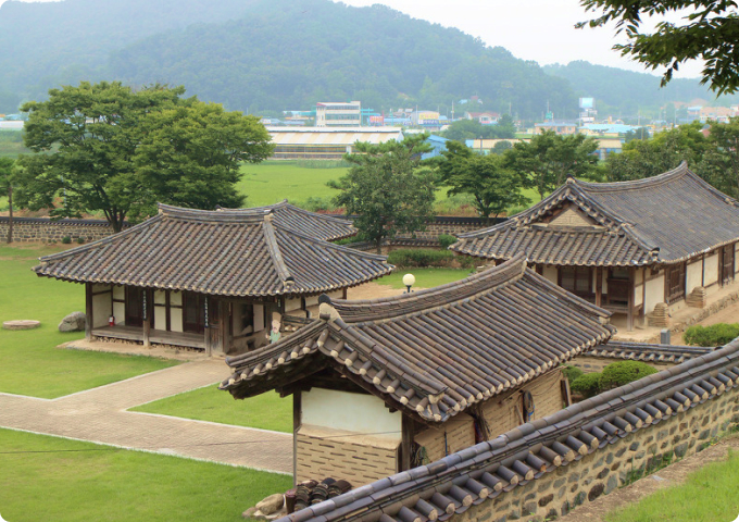 김좌진장군 생가 전경 사진 입니다.